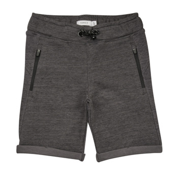 Textil Chlapecké Kraťasy / Bermudy Name it NKMSCOTTT SWE LONG SHORTS Šedá