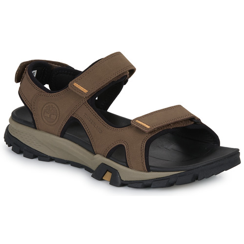 Boty Muži Sportovní sandály Timberland LINCOLN PEAK STRAP SANDAL Hnědá / Černá