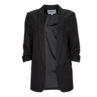 Textil Ženy Saka / Blejzry Only ONLELLY 3/4 LIFE BLAZER TLR Černá