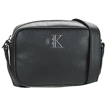 Taška Ženy Kabelky s dlouhým popruhem Calvin Klein Jeans MINIMAL MONOGRAM CAMERA BAG18 Černá