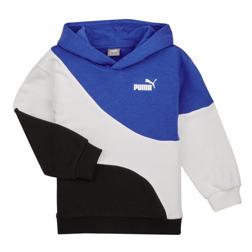 Textil Chlapecké Mikiny Puma ESS COL BIG LOGO Modrá