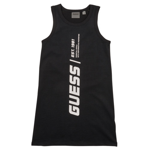 Textil Dívčí Krátké šaty Guess SL DRESS MINIME Černá