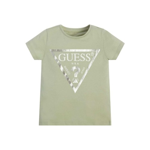 Textil Dívčí Trička s krátkým rukávem Guess SS T SHIRT CORE Zelená