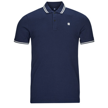 Textil Muži Polo s krátkými rukávy G-Star Raw dunda slim stripe polo s\s Modrá