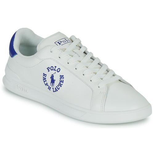 Boty Nízké tenisky Polo Ralph Lauren HRT CRT CL-SNEAKERS-LOW TOP LACE Bílá / Modrá