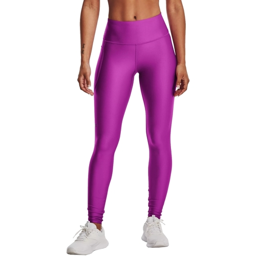 Textil Ženy Legíny Under Armour HeatGear No-Slip Waistband Leggings Fialová