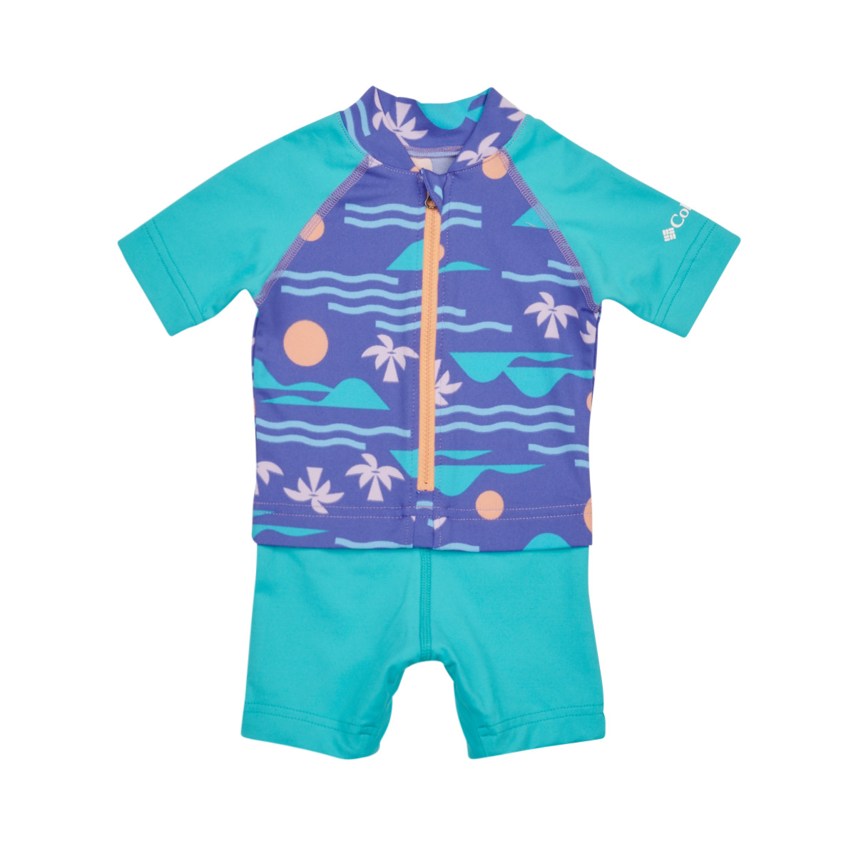 Textil Chlapecké Plavky / Kraťasy Columbia Sandy Shores Sunguard Suit Fialová / Modrá