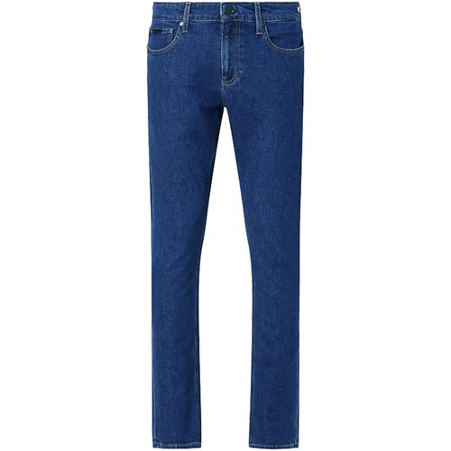 Textil Muži Rifle slim Calvin Klein Jeans K10K110708 Modrá