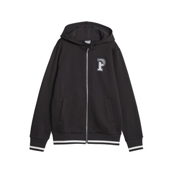 Textil Chlapecké Mikiny Puma PUMA SQUAD FULL ZIP HOODIE FL B Černá