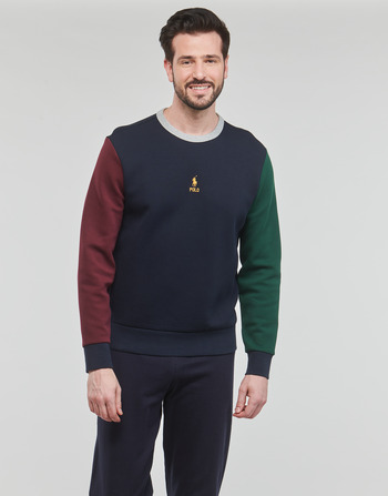 Textil Muži Mikiny Polo Ralph Lauren SWEAT COL ROND EN DOUBLE KNIT TECH           