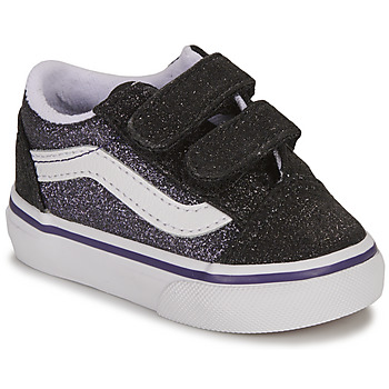 Boty Dívčí Nízké tenisky Vans TD Old Skool V Tmavě modrá / Třpytivá