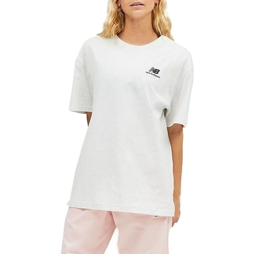 Textil Ženy Trička & Pola New Balance UNISSENTIALS TEE Šedá