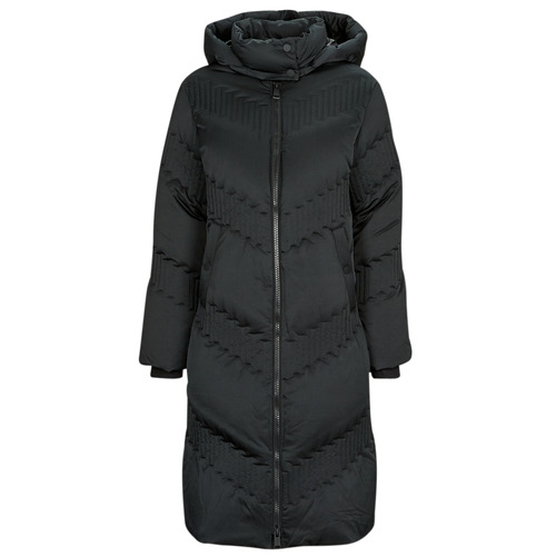 Textil Ženy Prošívané bundy Guess IDA LONG DOWN JACKET Černá