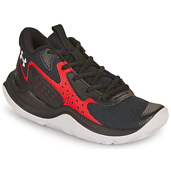 Boty Děti Basketbal Under Armour UA GS JET' 23 Černá / Červená / Bílá