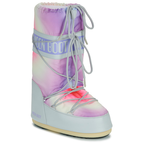 Boty Ženy Zimní boty Moon Boot MB ICON TIE DYE Fialová