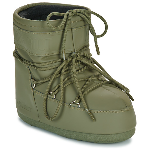 Boty Ženy Zimní boty Moon Boot MB ICON LOW RUBBER Khaki