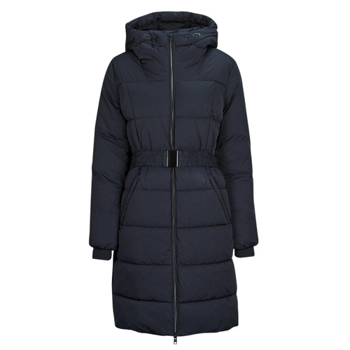 Textil Ženy Prošívané bundy Esprit Belted Puffer Coat Černá