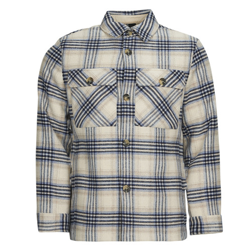 Textil Muži Kabáty Esprit Check Overshirt           