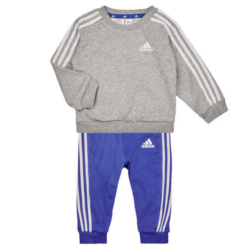 Textil Chlapecké Set Adidas Sportswear 3S JOG Šedá / Bílá / Modrá