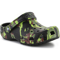 Boty Děti Sandály Crocs Classic Spray Camo Clog Kids BLACK 208305-001           