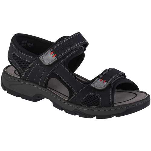 Boty Muži Sportovní sandály Rieker Sandals Černá