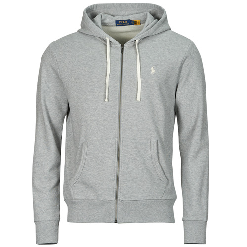 Textil Muži Mikiny Polo Ralph Lauren SWEATSHIRT ZIPPE EN MOLETON Šedá