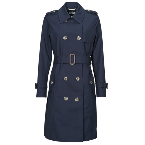 Textil Ženy Pláště Esprit CLASSIC TRENCH Tmavě modrá