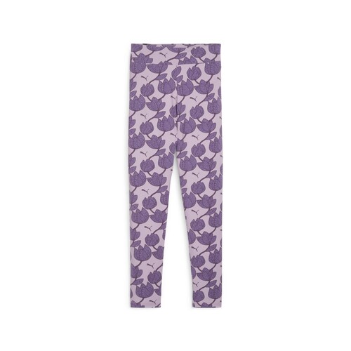 Textil Dívčí Legíny Puma ESS BLOSSOM AOP LEGGING Fialová