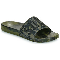 Boty Muži Dřeváky Superdry Sandales De Piscine À Motif Camouflage Véganes Zelená