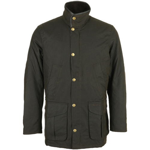 Textil Muži Bundy Barbour Hereford Wax Jacket Zelená