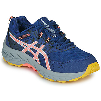 Boty Děti Běžecké / Krosové boty Asics PRE-VENTURE 9 GS Tmavě modrá / Růžová