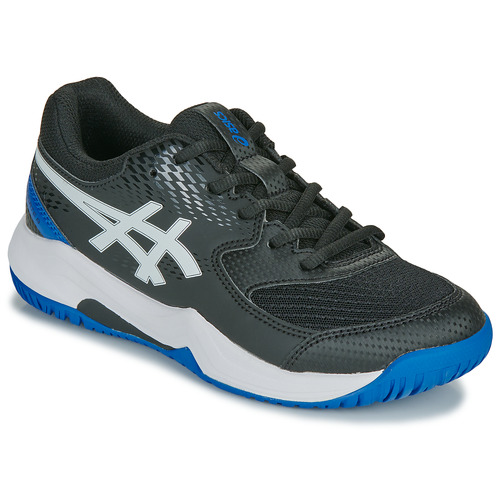 Boty Děti Tenis Asics GEL-DEDICATE 8 GS Černá / Bílá / Modrá