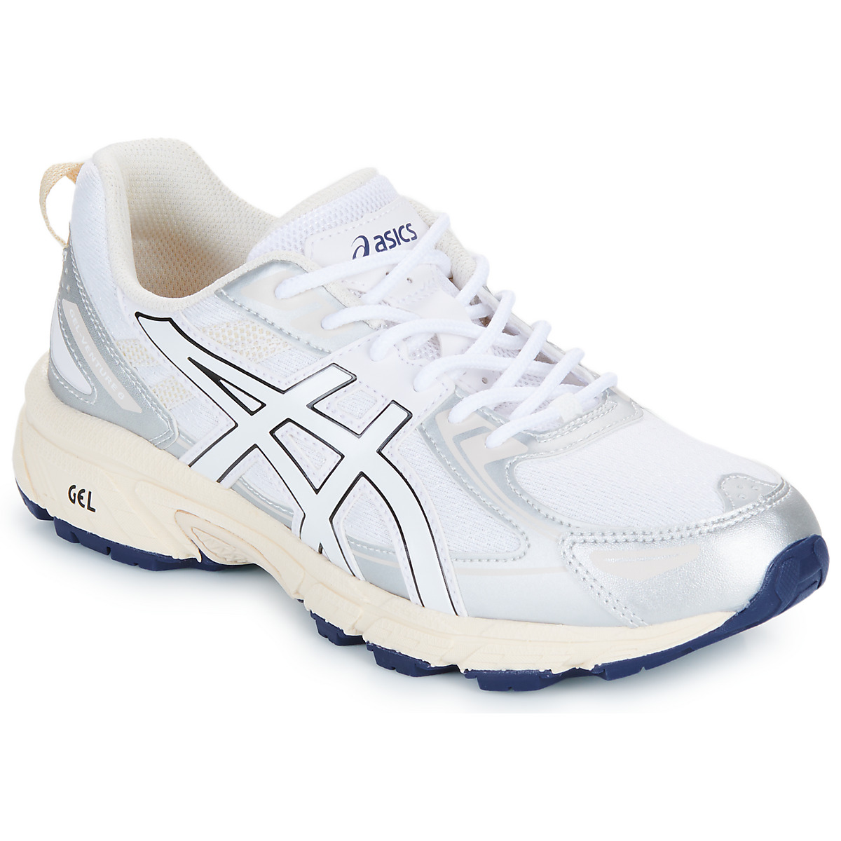 Boty Děti Nízké tenisky Asics VENTURE 6 GS Bílá / Šedá