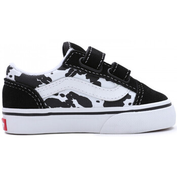 Boty Děti Skejťácké boty Vans Old skool v cow Černá