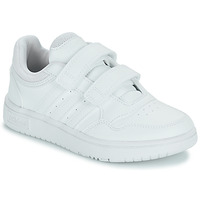 Boty Děti Nízké tenisky Adidas Sportswear HOOPS 3.0 CF C Bílá