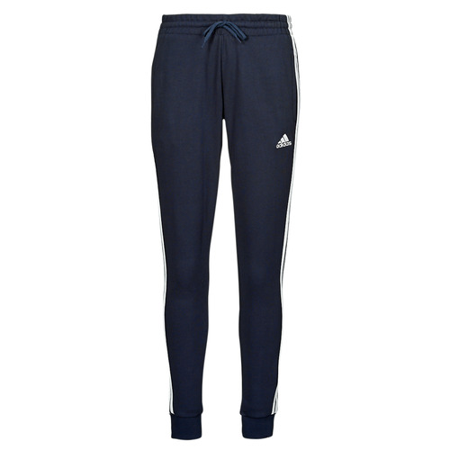 Textil Ženy Teplákové kalhoty Adidas Sportswear W 3S FT CF PT Tmavě modrá / Bílá