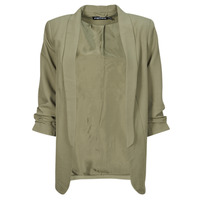 Textil Ženy Saka / Blejzry Pieces PCBOSELLA Khaki