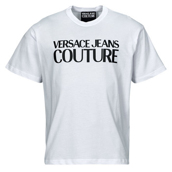 Textil Muži Trička s krátkým rukávem Versace Jeans Couture 76GAHG01 Bílá