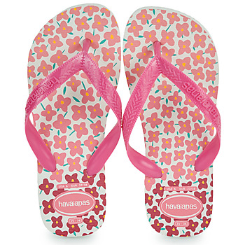 Boty Dívčí Žabky Havaianas KIDS FLORES Růžová