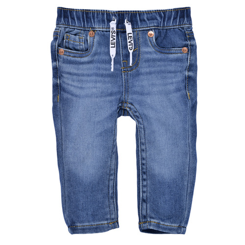 Textil Děti Rifle skinny Levi's LVB SKINNY DOBBY PULL ON PANTS Modrá