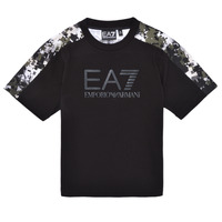 Textil Chlapecké Trička s krátkým rukávem Emporio Armani EA7 VISIBILITY TSHIRT Černá / Maskovací