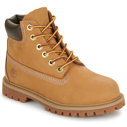 Boty Děti Kotníkové boty Timberland 6 IN LACE WATERPROOF BOOT Hnědá