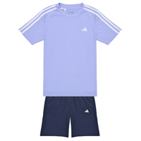 Textil Chlapecké Teplákové soupravy Adidas Sportswear Train Essentials AEROREADY 3-Stripes Regular-Fit Training Set Modrá