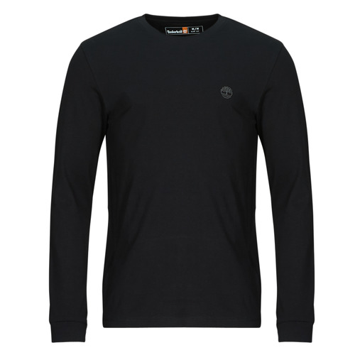 Textil Muži Trička s dlouhými rukávy Timberland Long Sleeve Tee Černá