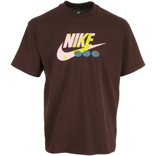 Textil Muži Trička s krátkým rukávem Nike Nsw Tee M 90 Bring It Out Hbr Hnědá