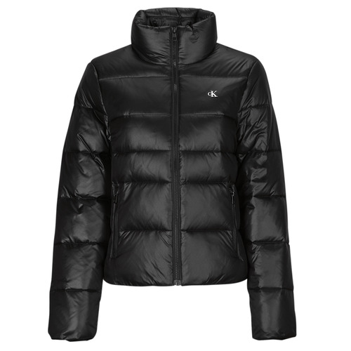 Textil Ženy Prošívané bundy Calvin Klein Jeans LW PADDED FITTED JACKET Černá