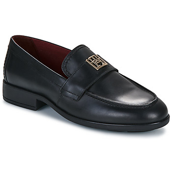 Boty Ženy Mokasíny Tommy Hilfiger TH LEATHER CLASSIC LOAFER Černá