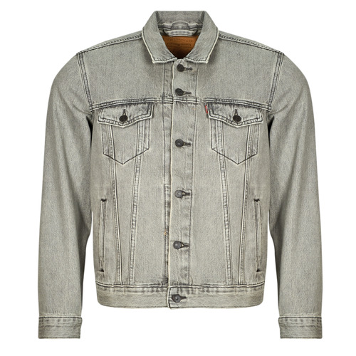 Textil Muži Riflové bundy Levi's THE TRUCKER JACKET Šedá