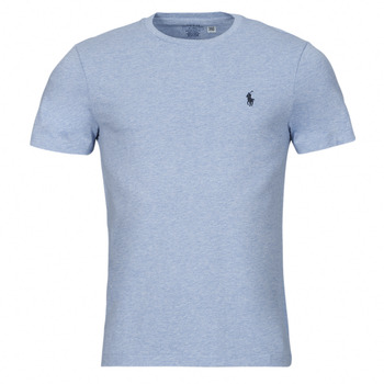 Textil Muži Trička s krátkým rukávem Polo Ralph Lauren T-SHIRT AJUSTE EN COTON Modrá / Sepraný / Isle