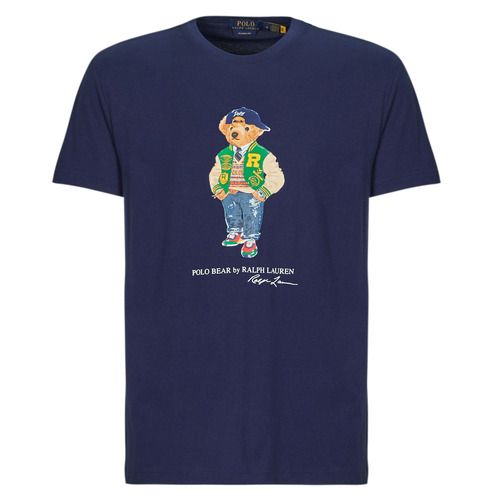 Polo Ralph Lauren T-SHIRT AJUSTE EN COTON POLO BEAR Tmavě modrá / Námořnická modř / Vrsy